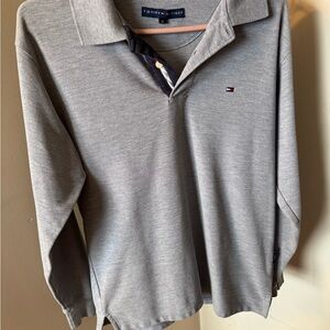 Tommy Hilfiger Light Gray Men's Polo Shirt
